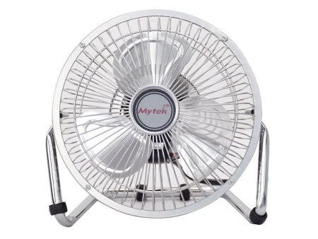 Ventilador de Escritorio Mytek 6 Pulgadas Gris 3181 Fashion