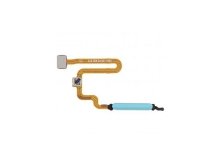 For Xiaomi Poco M4 Pro 5G Replacement Power Button & Fingerprint Sensor Flex Cable (Blue) Online now