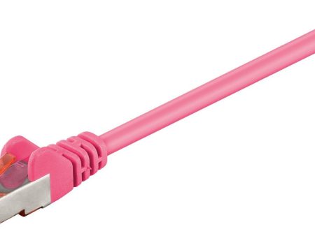 F UTP CAT6 1m Pink PVCMicroConnect For Sale