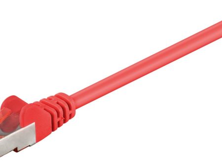 F UTP CAT6 0.5m Red PVCMicroConnect For Cheap