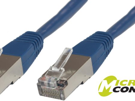 F UTP CAT6 15m Blue PVCMicroConnect For Discount