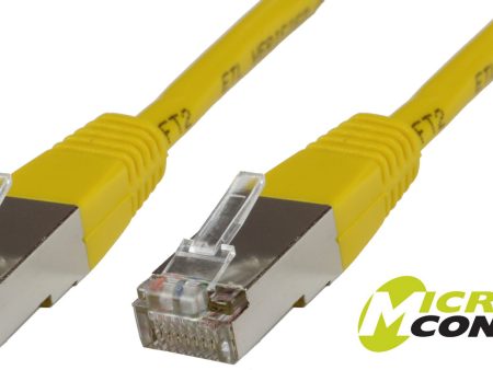 F UTP CAT6 15m Yellow PVCMicroConnect Cheap