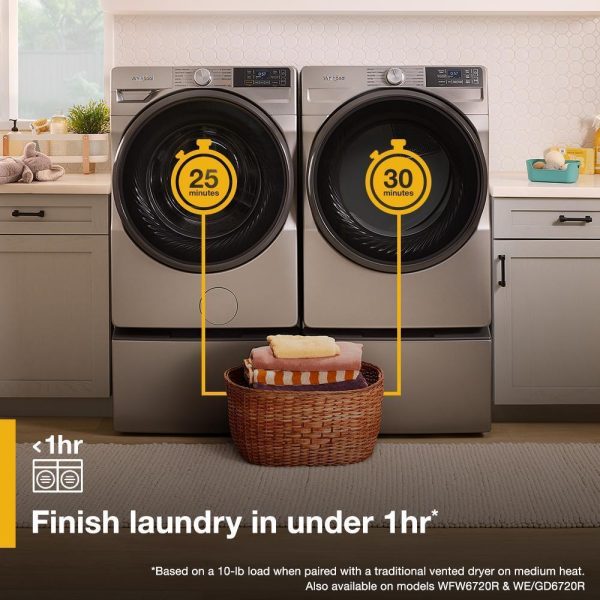 5.0 cu. ft. Smart Front Load ENERGY STAR® Washer with the FreshFlow™ Vent System Online Hot Sale