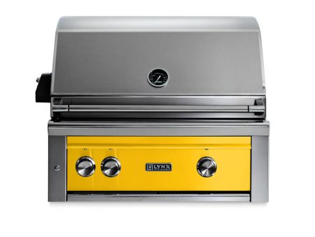 30  Built-In Grill - 1 Trident™ w  Rotisserie - California Poppy Discount