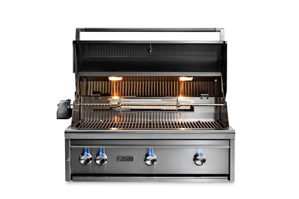 36  Built-In Grill - All Trident™ w  Rotisserie - Pacific Blue Online Sale