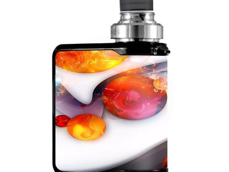 Amazing Orange Bubbles Mvape Mi-One Skin on Sale