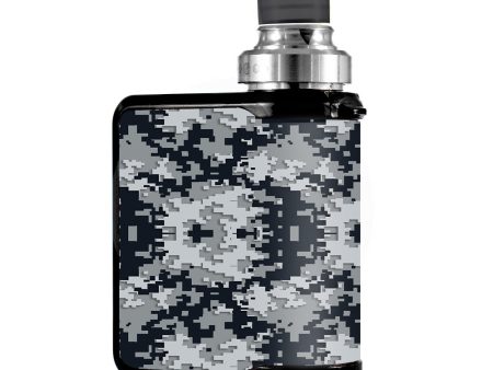 Digi Camo Team Colors Camouflage Black Silver Mvape Mi-One Skin Discount