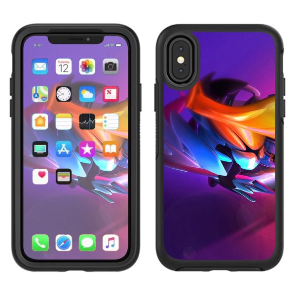 Futuristic Digital Glass Otterbox Defender Apple iPhone X Skin For Discount