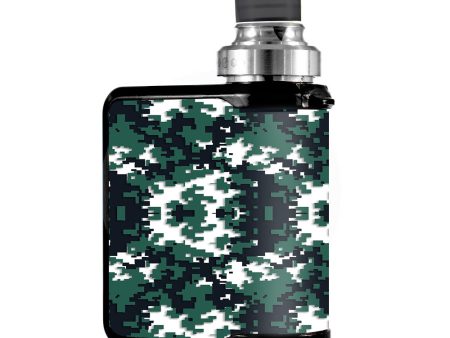 Digi Camo Team Colors Camouflage Green Black Mvape Mi-One Skin For Sale