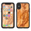 Marble Wood Design Cherry Mahogany Otterbox Defender Apple iPhone X Skin For Sale